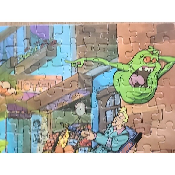 Milton Bradley The Real Ghostbusters 100 Piece Puzzle 1987 - Picture 4 of 10